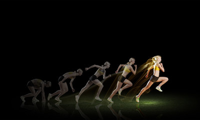 Fototapeta premium At full speed