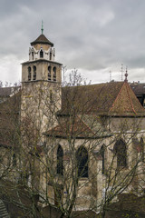 Fototapeta premium Madeleine Church, Geneva, Switzerland