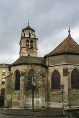 Fototapeta na wymiar Madeleine Church, Geneva, Switzerland