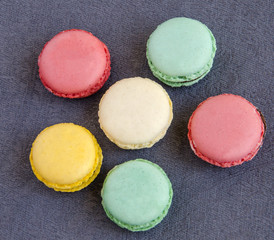 Parisian Macarons tradcional biscuit filled with cream