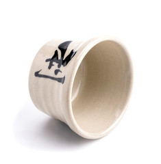 Japanese sake cup and bottle