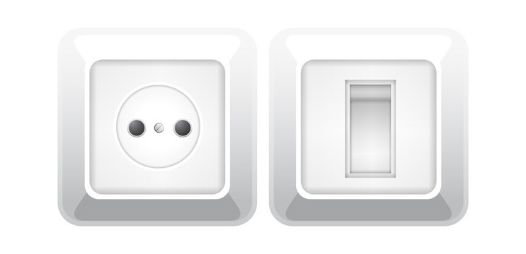 Electric Switch &amp; Socket - Illustration