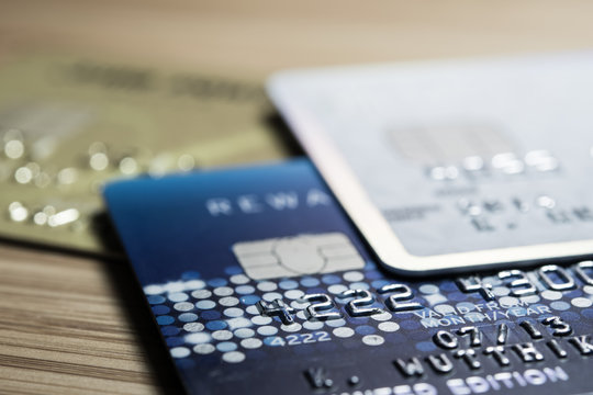 close up Credit Card