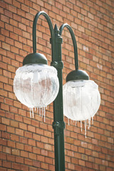 Iced Street Lamp