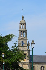Clocher de l'église Saint Patrice à Bayeux (Calvados - Normandie)