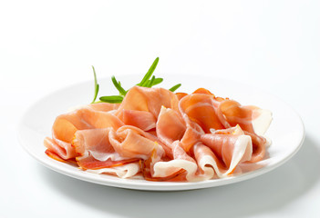 Thinly sliced prosciutto