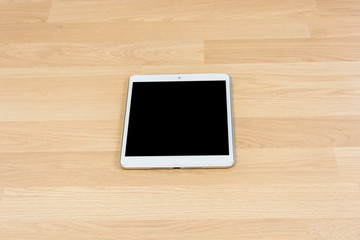 White digital tablet