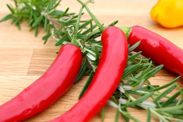 peperoni mit rosmarien