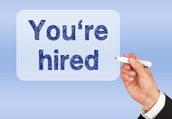 You are hired - Staff Recruitment