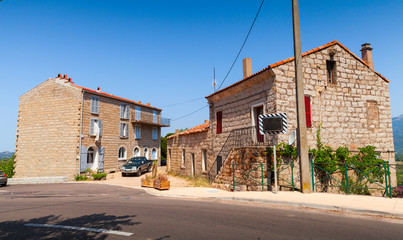 Figari, South Corsica. Old rurar houses