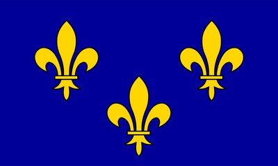 Drapeaux des régions de France: Île-de-France