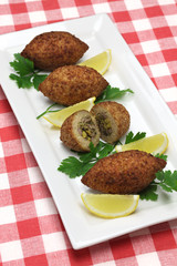 homemade kibbeh, middle eastern food