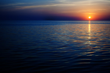 Obraz premium sunset on the sea