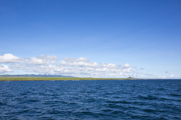 Obraz premium Coast of Santa Cruz, Galapagos.Ecuador