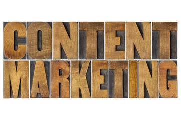 content marketing word abstract