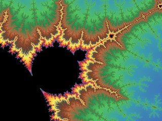 Fototapeta premium Decorative fractal Mandelbrot in a bright colors
