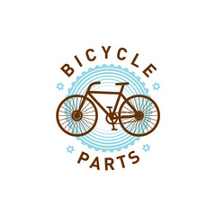 Fototapeta premium Bicycle logo