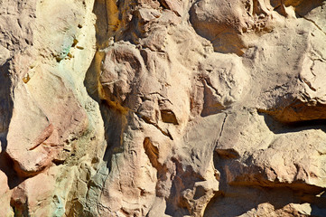 Künstliche Felswand