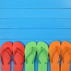 Flip Flops Sandalen im Sommer und Urlaub