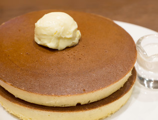 pancakes with butter