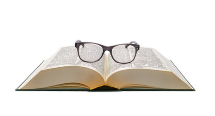 Open Dictionary and glasses