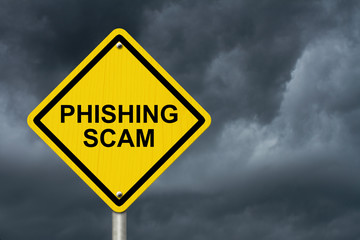Phishing Scam Warning Sign