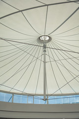 Tent fabric roof