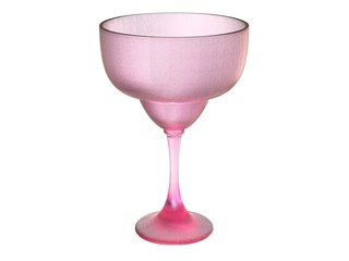 textured glass render in pink tones