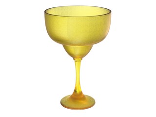 textured glass render in yellow tones