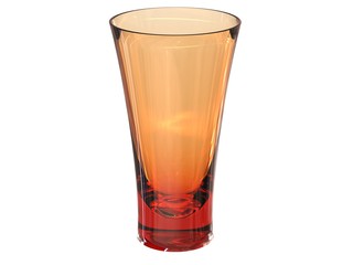 glass render in warm red tones