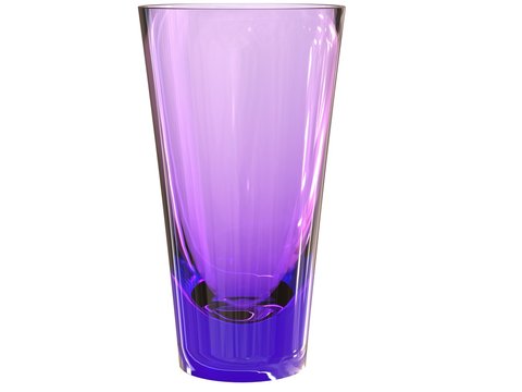 glass render in purple tones