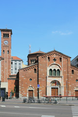 San Babila Church. Milan, Italy