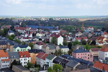 Obraz premium Blick auf Oschatz