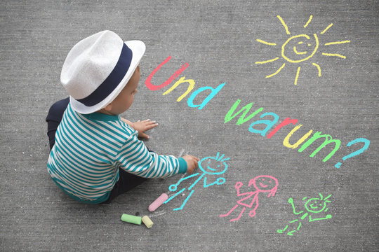 Kinderzeichnung - Und warum?