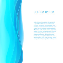 Abstract Seamless Wave Background. Vector