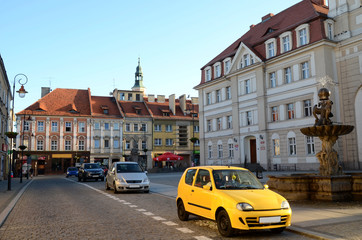 Fototapeta na wymiar Town Hall in Prudnik