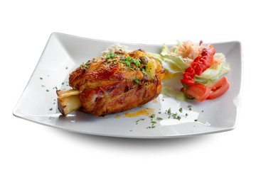 Roasted pork knuckle