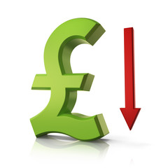 Pound going down