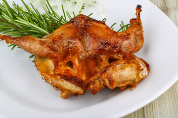 Grilled quail