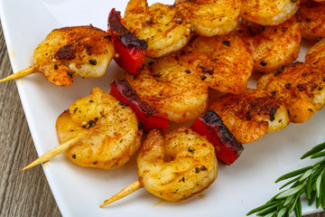 Prawn skewer
