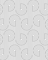Flat gray with circles with continues lines