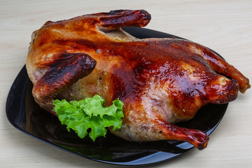 Roasted duck