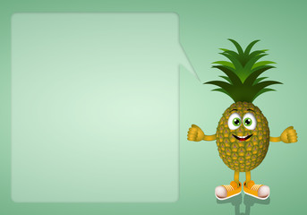 Funny pineapple