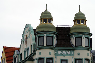 Fototapeta na wymiar Jugendstil-Villa im Ostertorsteinweg