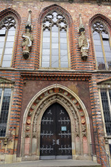 Fassade des historischen Rathauses