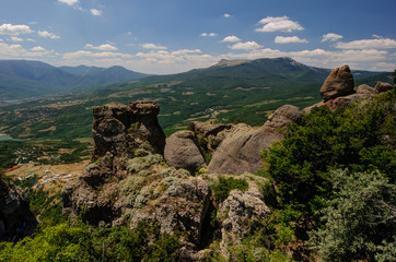 Obraz na płótnie Canvas Mountain plateau, Crimea, Ukraine