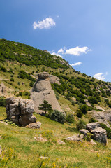 Fototapeta na wymiar Mountain plateau, Crimea, Ukraine