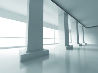 Abstract Modern Empty Interior Background