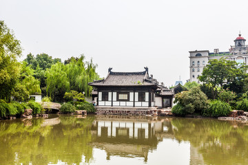 Fototapeta na wymiar xingguo park in Jiangyin