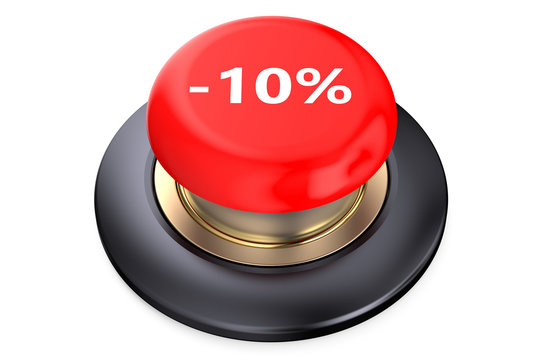 10 percent discount Red button